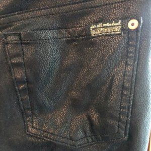 7 For All Mankind Faux Leather Skinny Jean